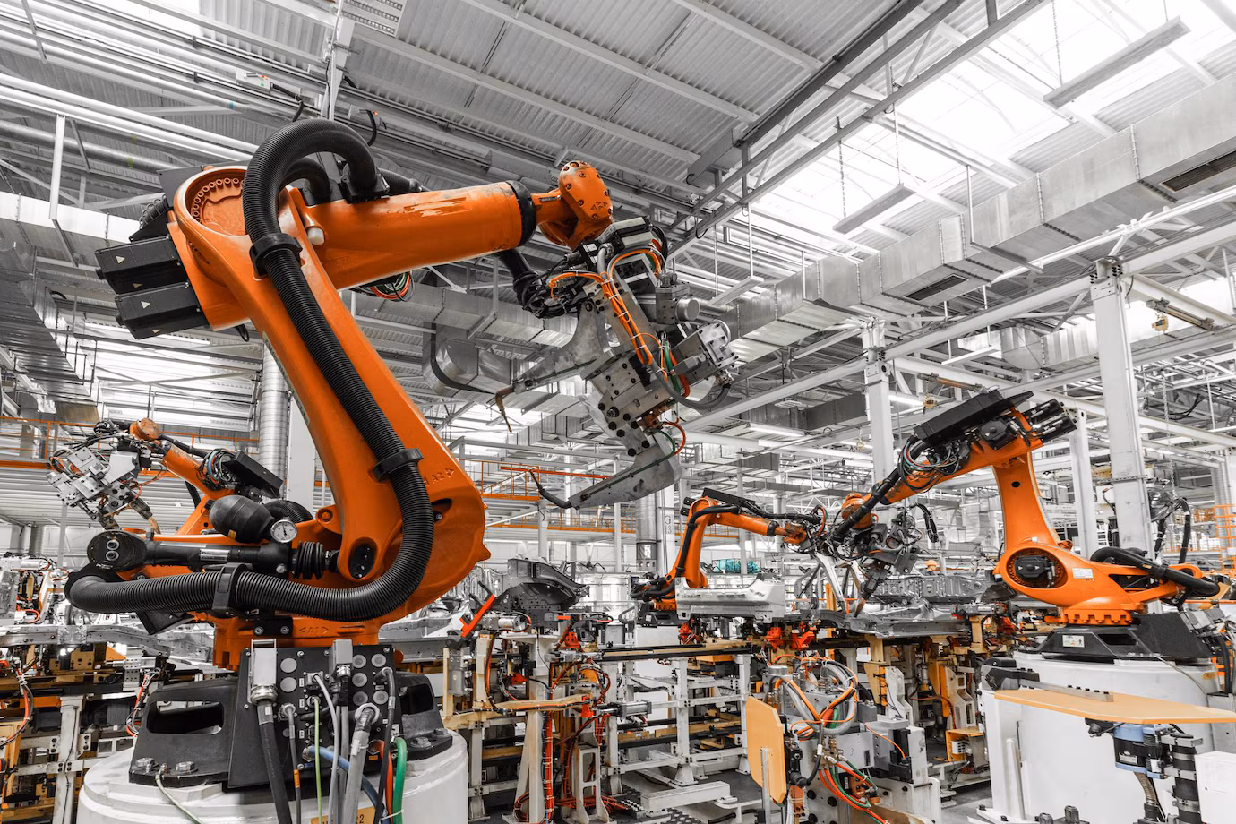 Foto della linea di produzione automobilistica saldatura della carrozzeria dell auto moderna industria automobilistica dell impianto di assemblaggio dell auto 645730 133