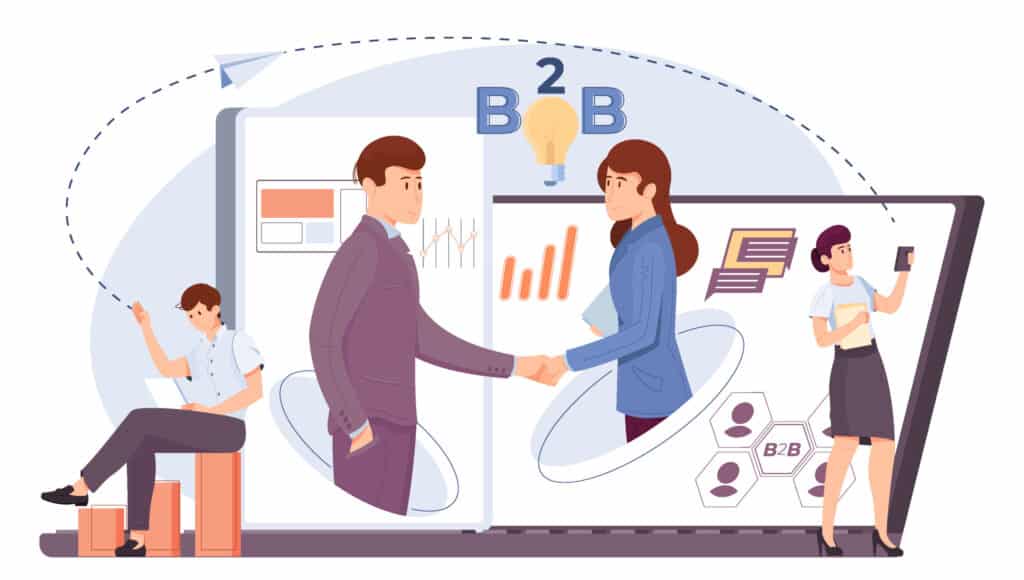 Business to business concept