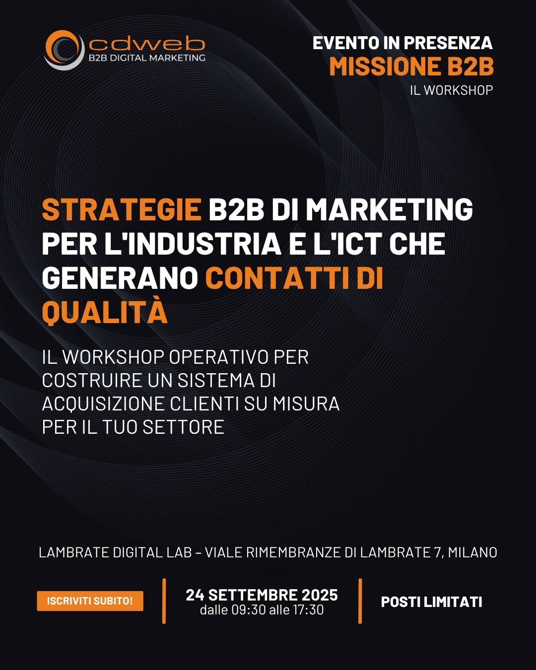 workshop b2b strategie di marketing